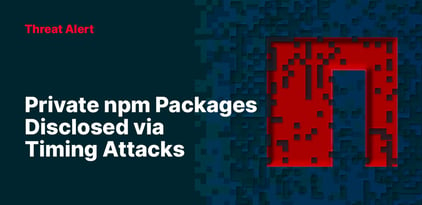 private npm packages disclosed via timing attacks