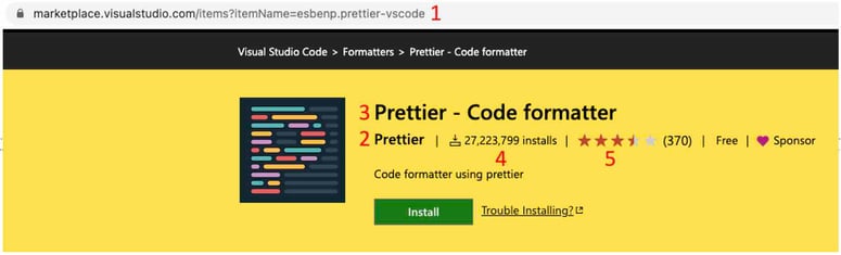 Legitimate Prettier - Code formatter