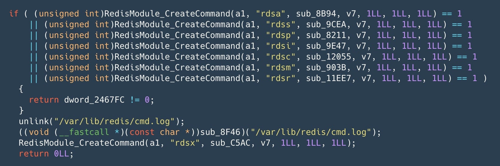 Simulation to some of these commands