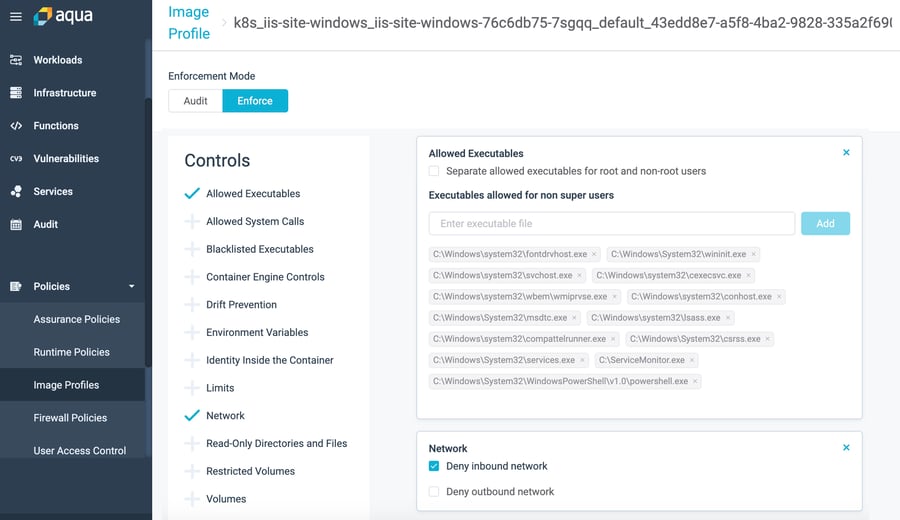 Securing GKE windows containers 