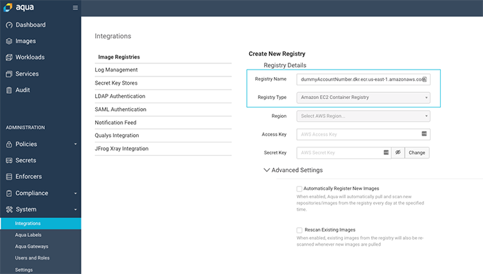 AWS Container security