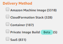 aws marketplace categories