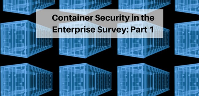 Container Security in The Enterprise Survey Container Security in The Enterprise Survey