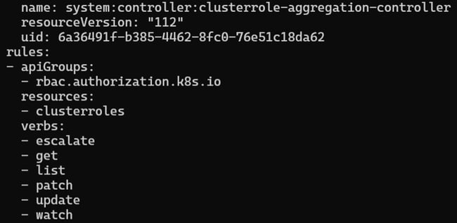 Escalate-right-available-to-clusterrole-aggregation-controller