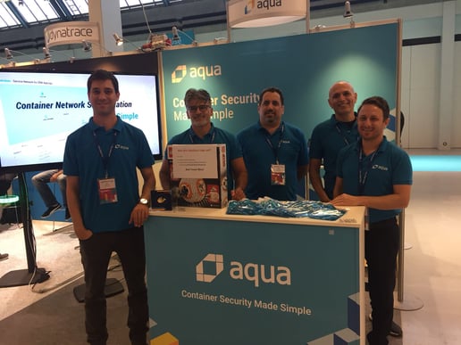 The Aqua team at DockerCon